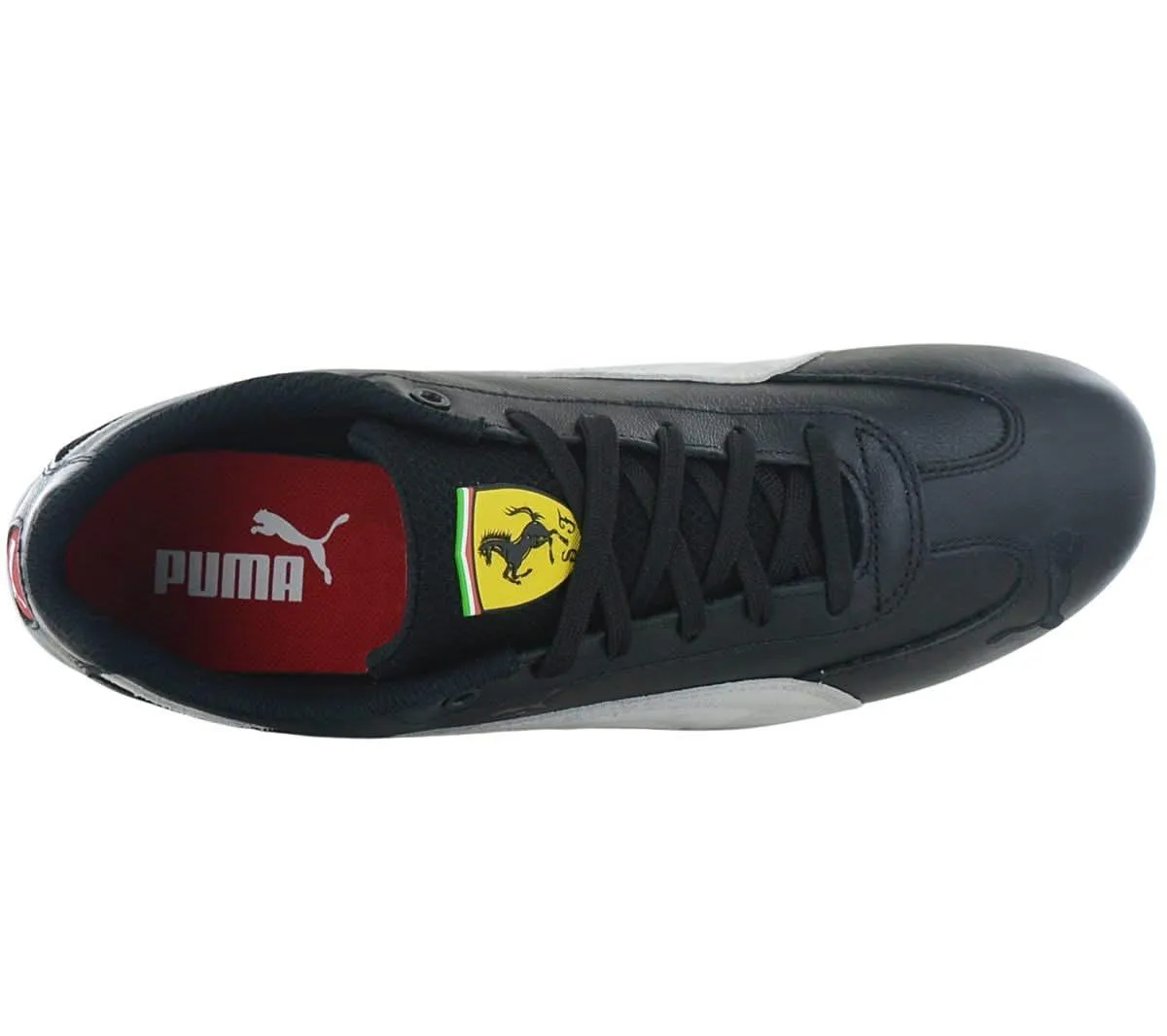 PUMA x Scuderia Ferrari - Speedcat Leather - Herren Sneakers Schuhe Leder Schwarz 307514-01