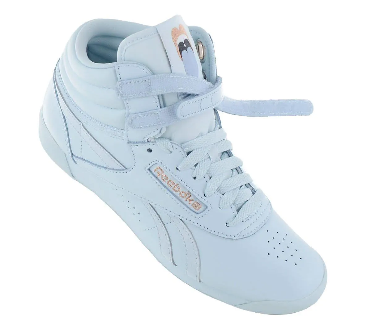 Reebok x Cardi B - Freestyle F/S Hi - Damen Sneakers Schuhe Blau GV6615