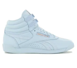 Reebok x Cardi B - Freestyle F/S Hi - Damen Sneakers Schuhe Blau GV6615