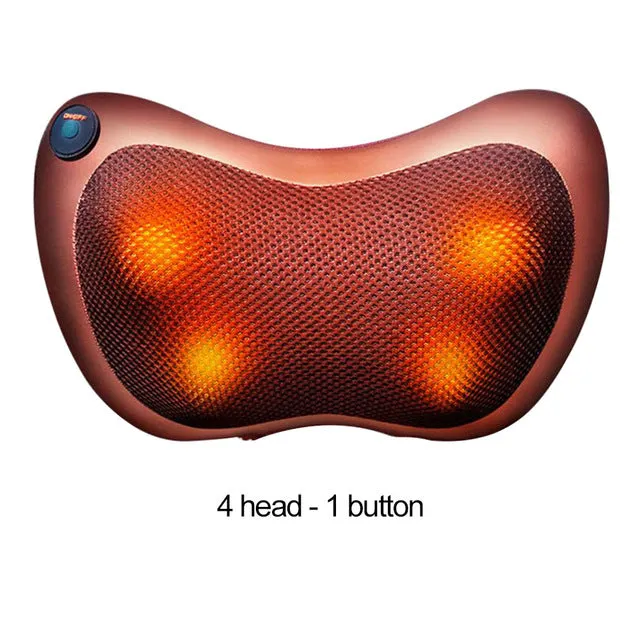 Relaxation Massage Pillow Car And Home  Electric Massager Shoulder Neck Infrared Heating Massage Relaxation Body Massage