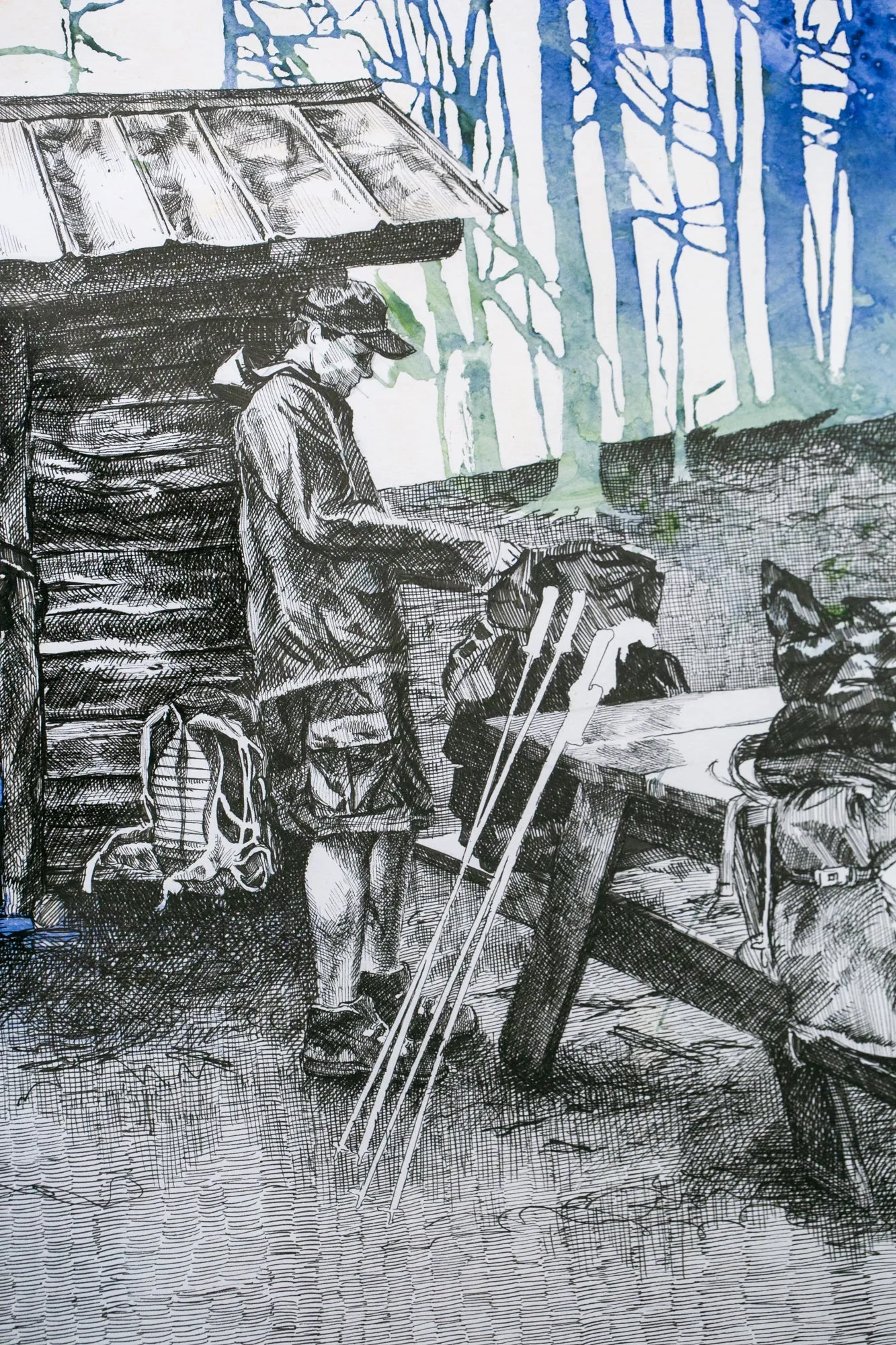Roaring Fork Shelter, North Carolina, [ 35.805, -82.94978 ]
