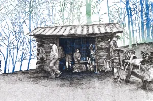 Roaring Fork Shelter, North Carolina, [ 35.805, -82.94978 ]