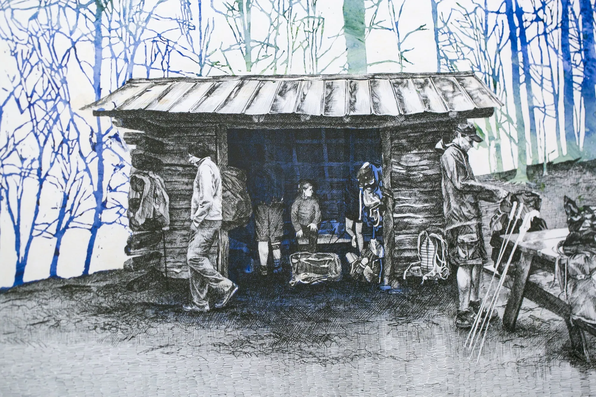 Roaring Fork Shelter, North Carolina, [ 35.805, -82.94978 ]
