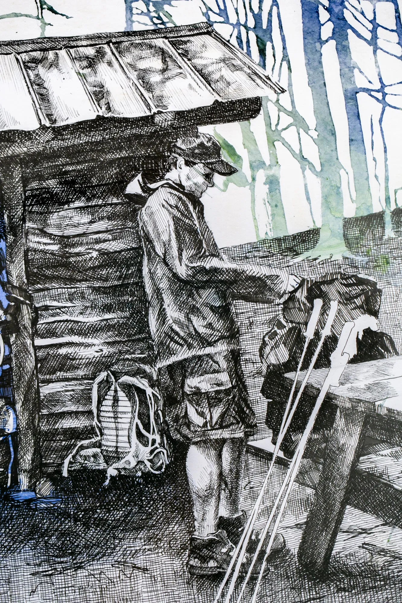 Roaring Fork Shelter, North Carolina, [ 35.805, -82.94978 ]