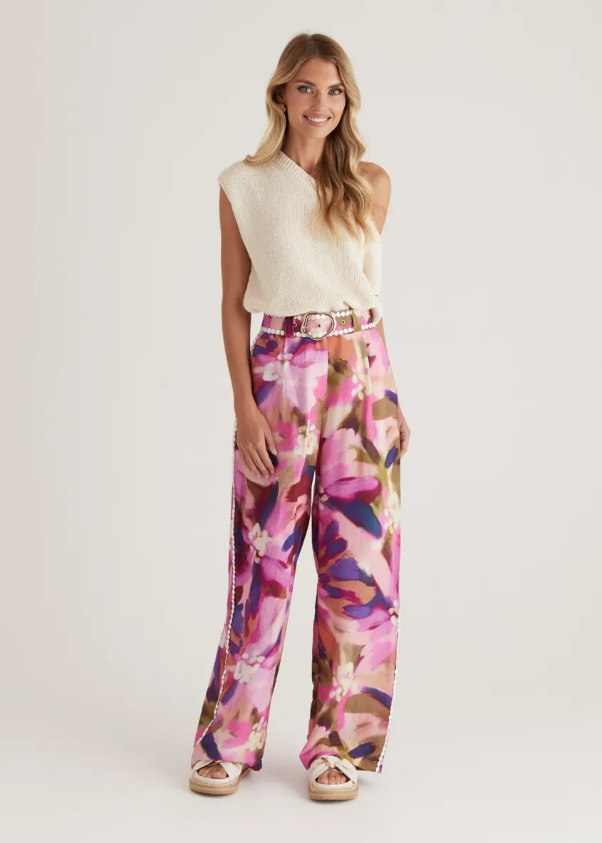 Sariyah Pants - Orchid Floral