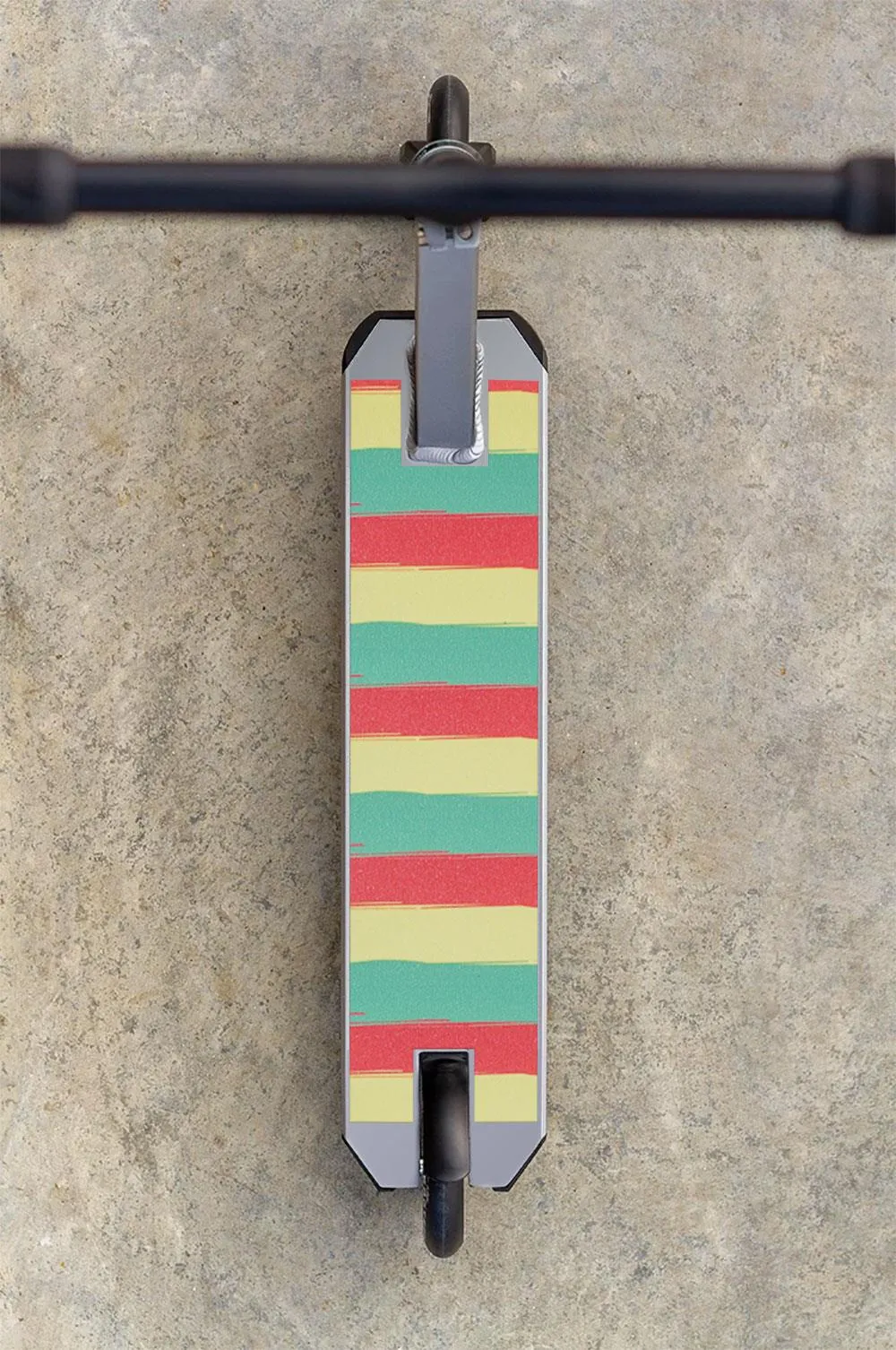 Scorpion Scooters - Scooter Pro Grip Tape - Fits 99% Scooters - Neon Stripe Series - Rasta Stripes
