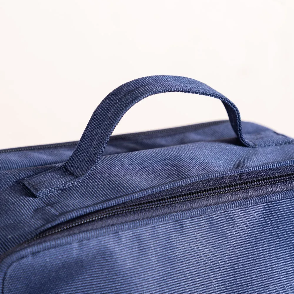 Shoe Bag Navy Blue 9x12 Inch Ultra Lightweight