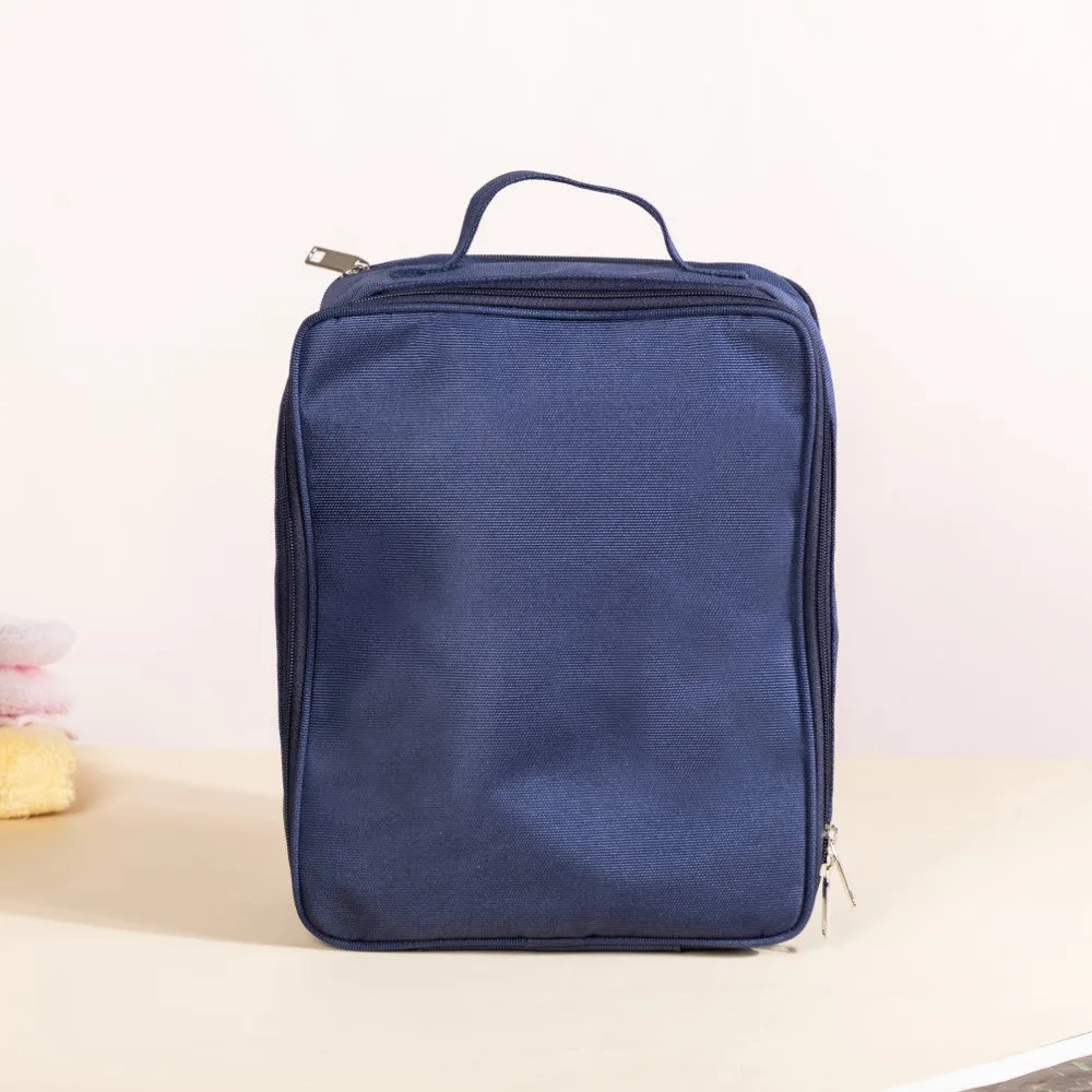 Shoe Bag Navy Blue 9x12 Inch Ultra Lightweight
