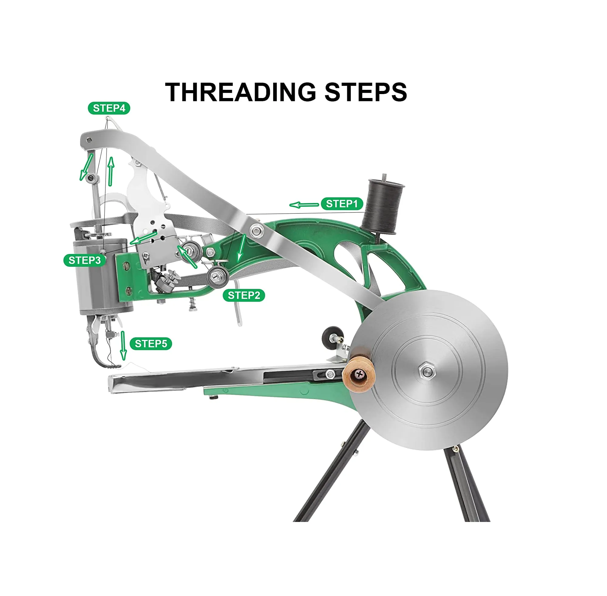 Shoe Repair Machine Handheld Leather Sewing Machines Cobbler Stitching Industrial Heavy Duty Maquina de Coser Manual