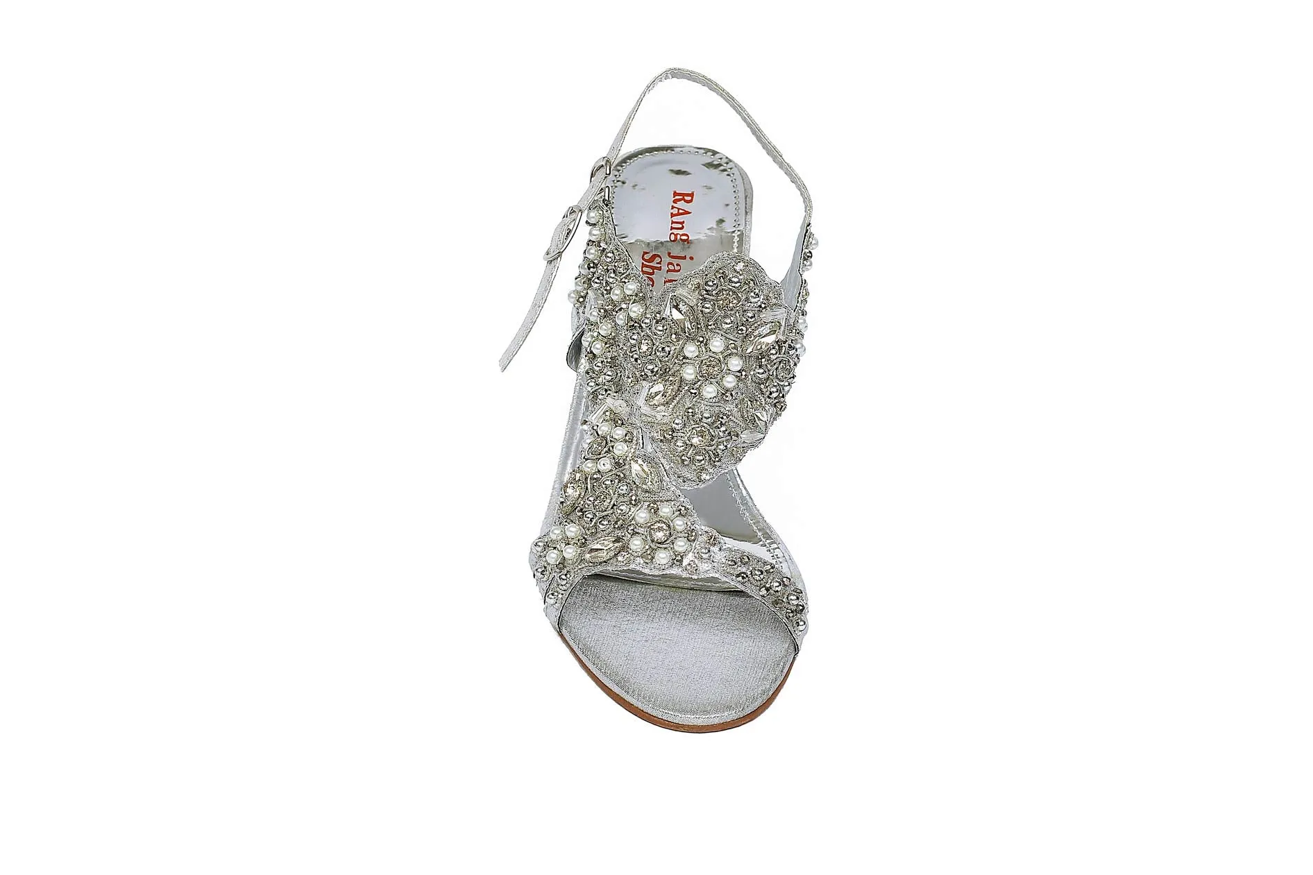 Silver Color Formal Sandals-RS20