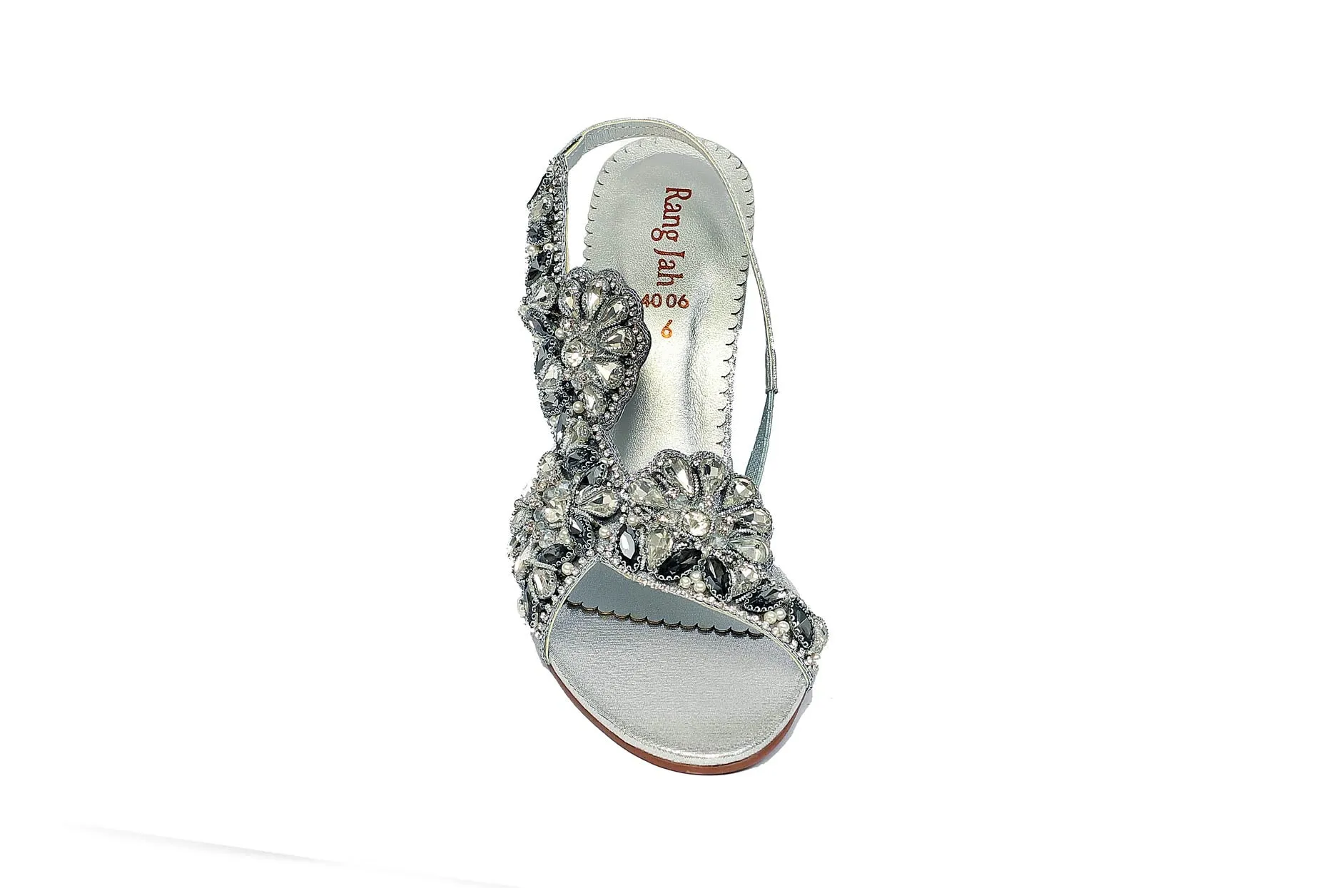 Silver Color Formal Sandals-RS34