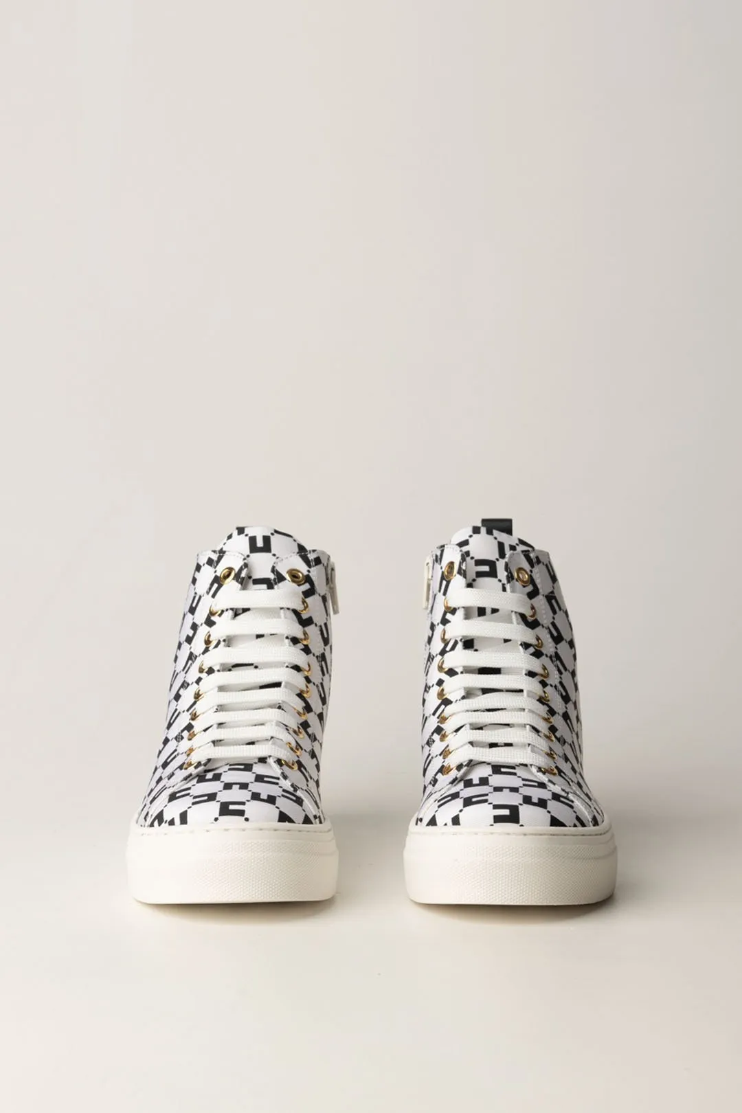 Sneakers Alta con Logo