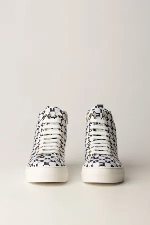 Sneakers Alta con Logo