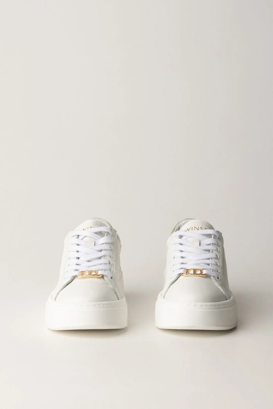 Sneakers con Inserto Gold