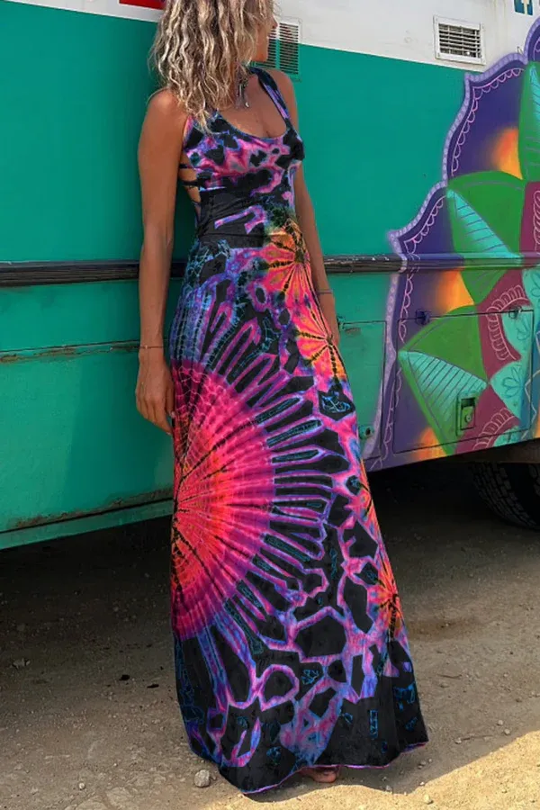 SOPHIE - Floral Backless Dress