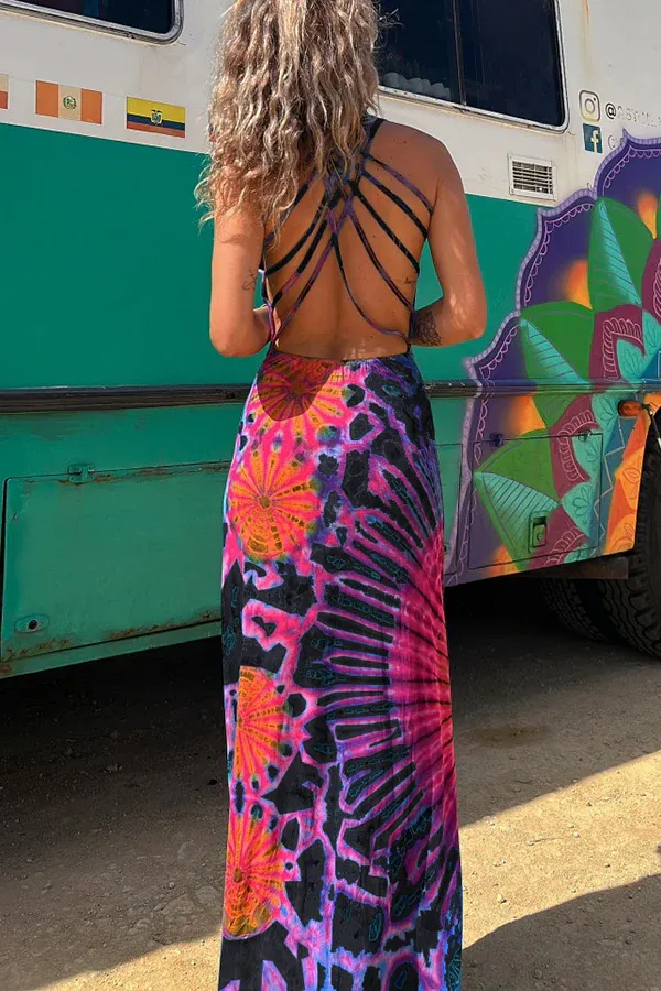 SOPHIE - Floral Backless Dress