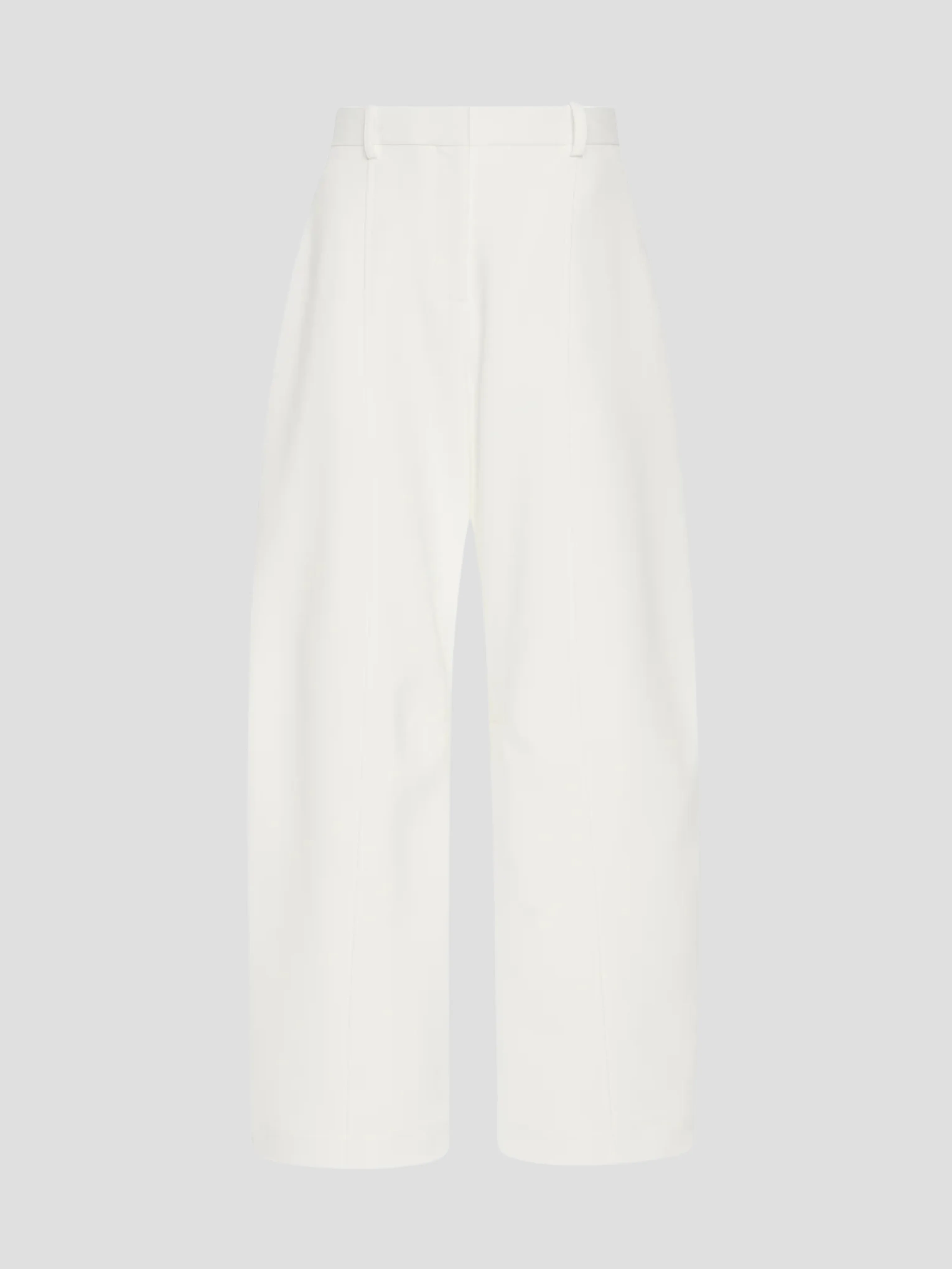 Straight Tab Pant in White