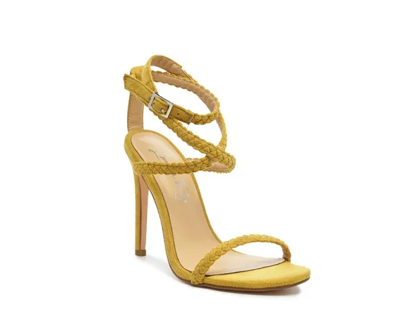 Suede Stiletto Sling Back Sandal
