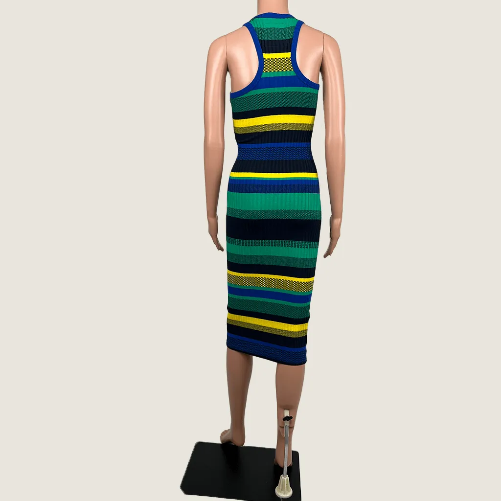 Superdry Stripe Knit Midi Dress 6
