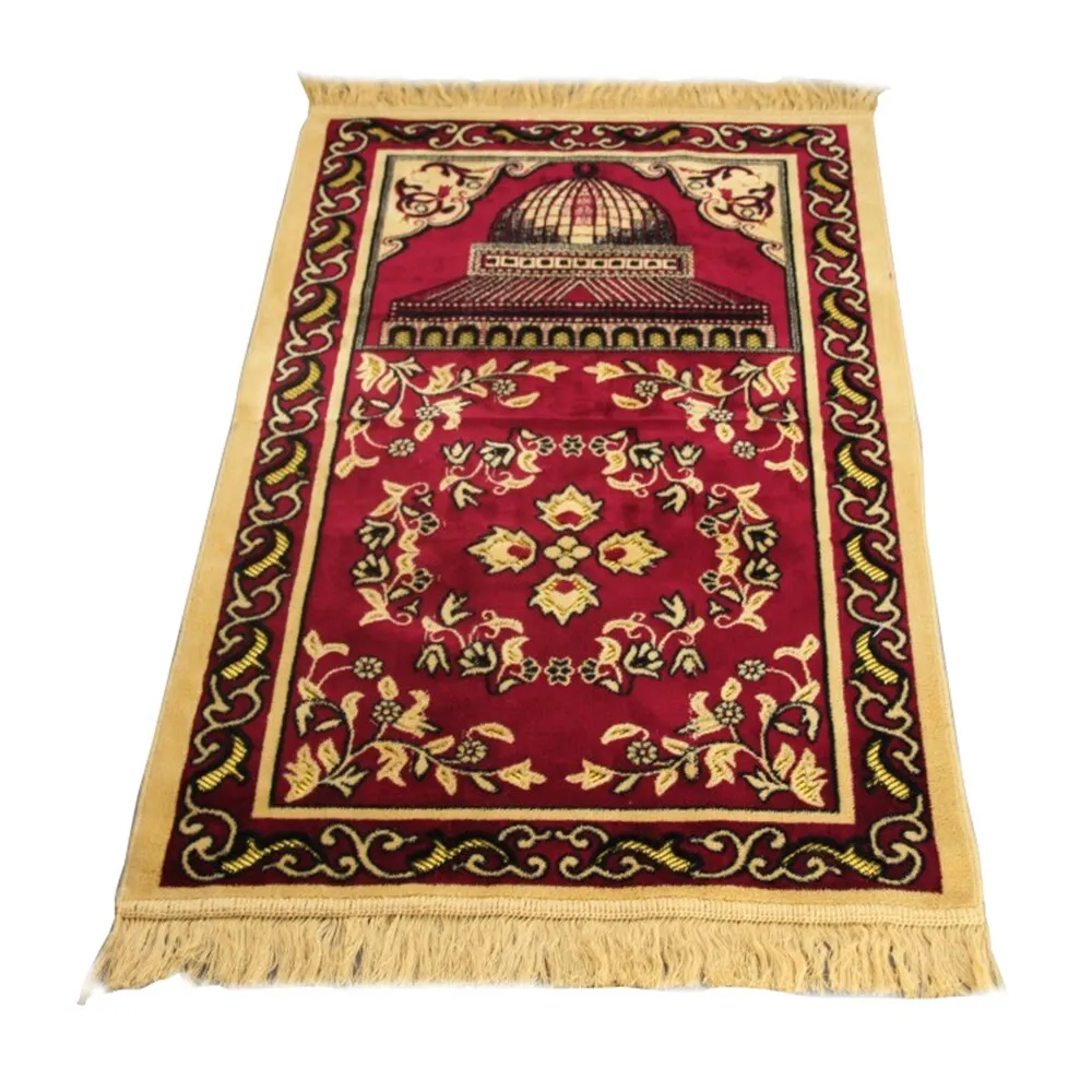 Thickening Anti-Skid Muslim Prayer Rug for Living Room and Islamic Worship