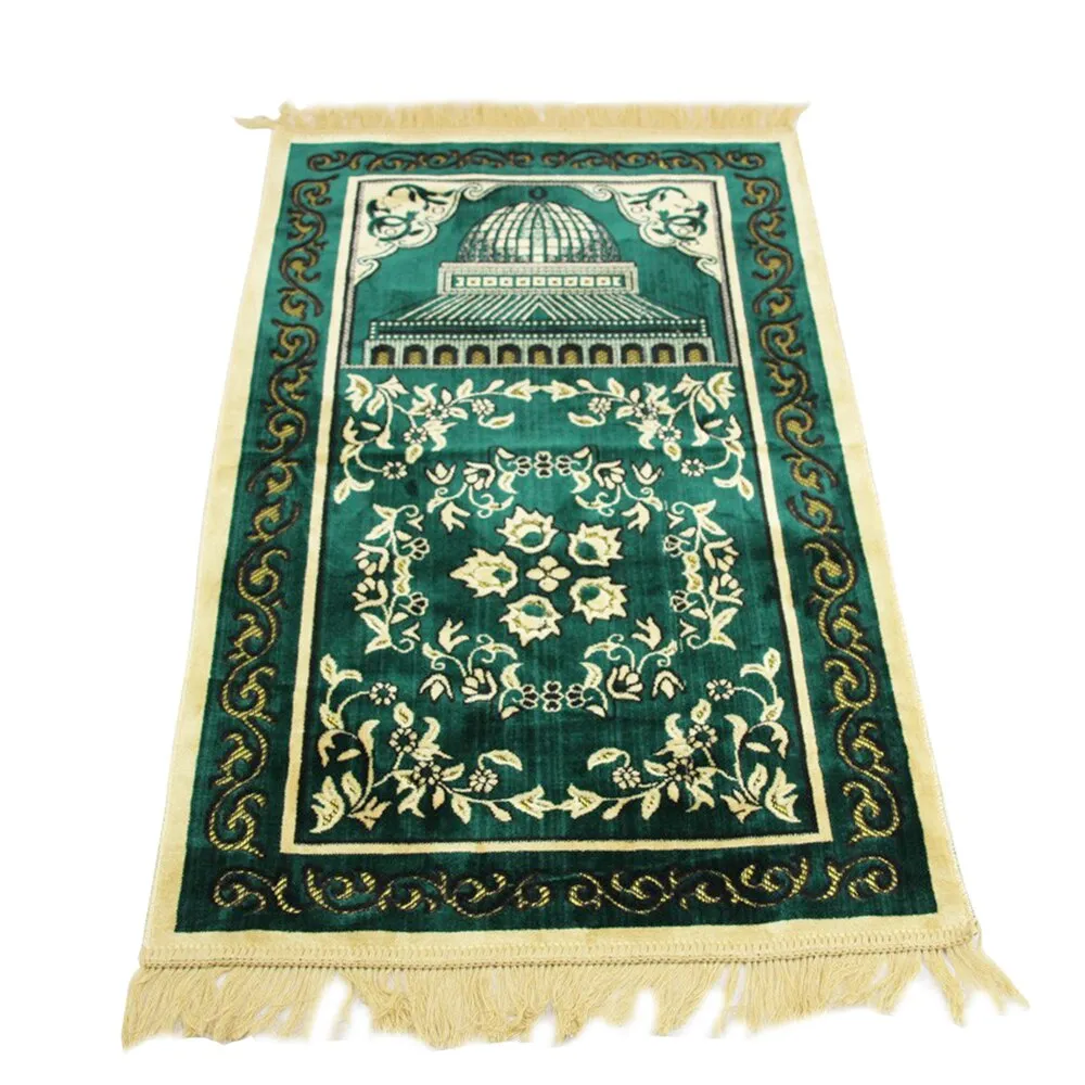 Thickening Anti-Skid Muslim Prayer Rug for Living Room and Islamic Worship