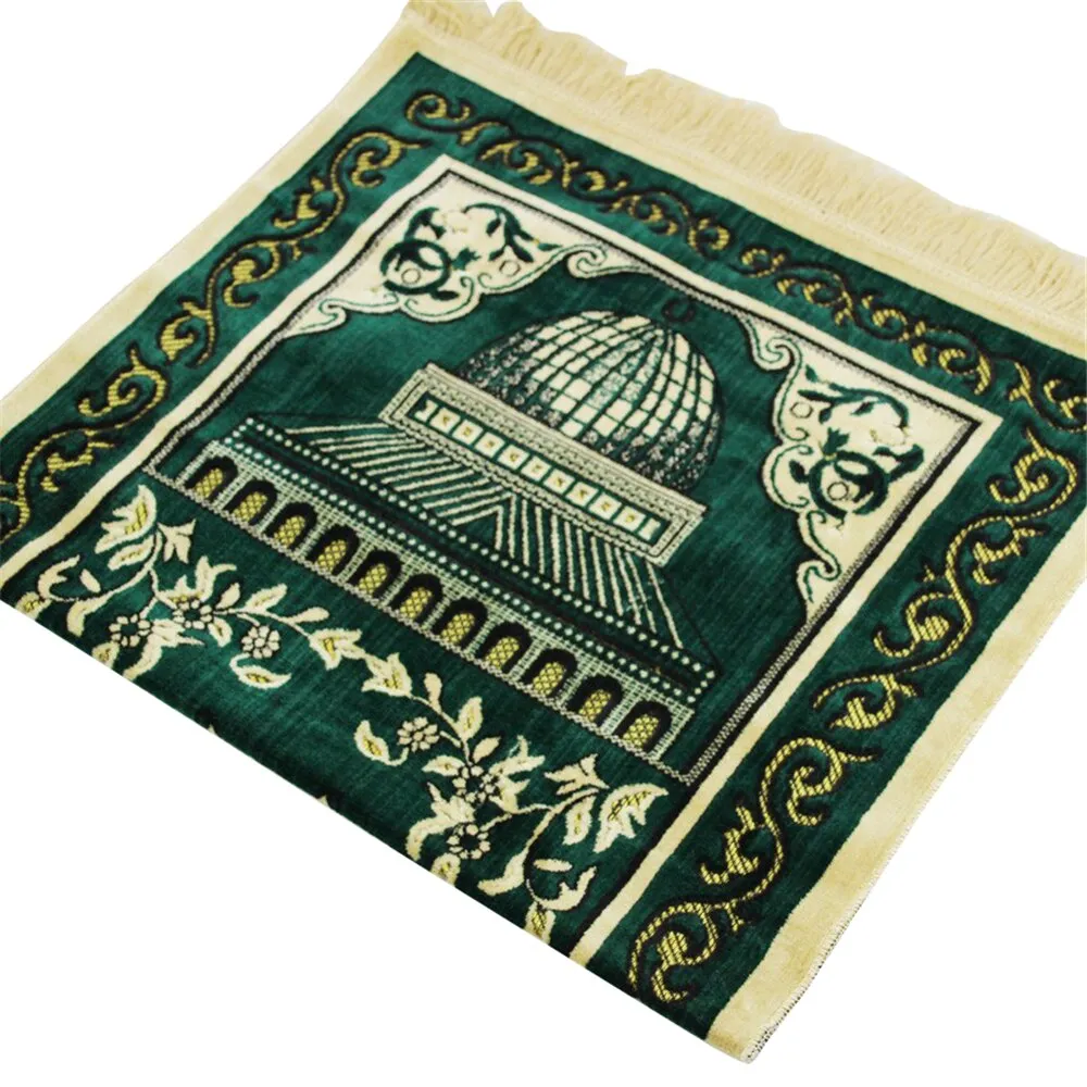 Thickening Anti-Skid Muslim Prayer Rug for Living Room and Islamic Worship