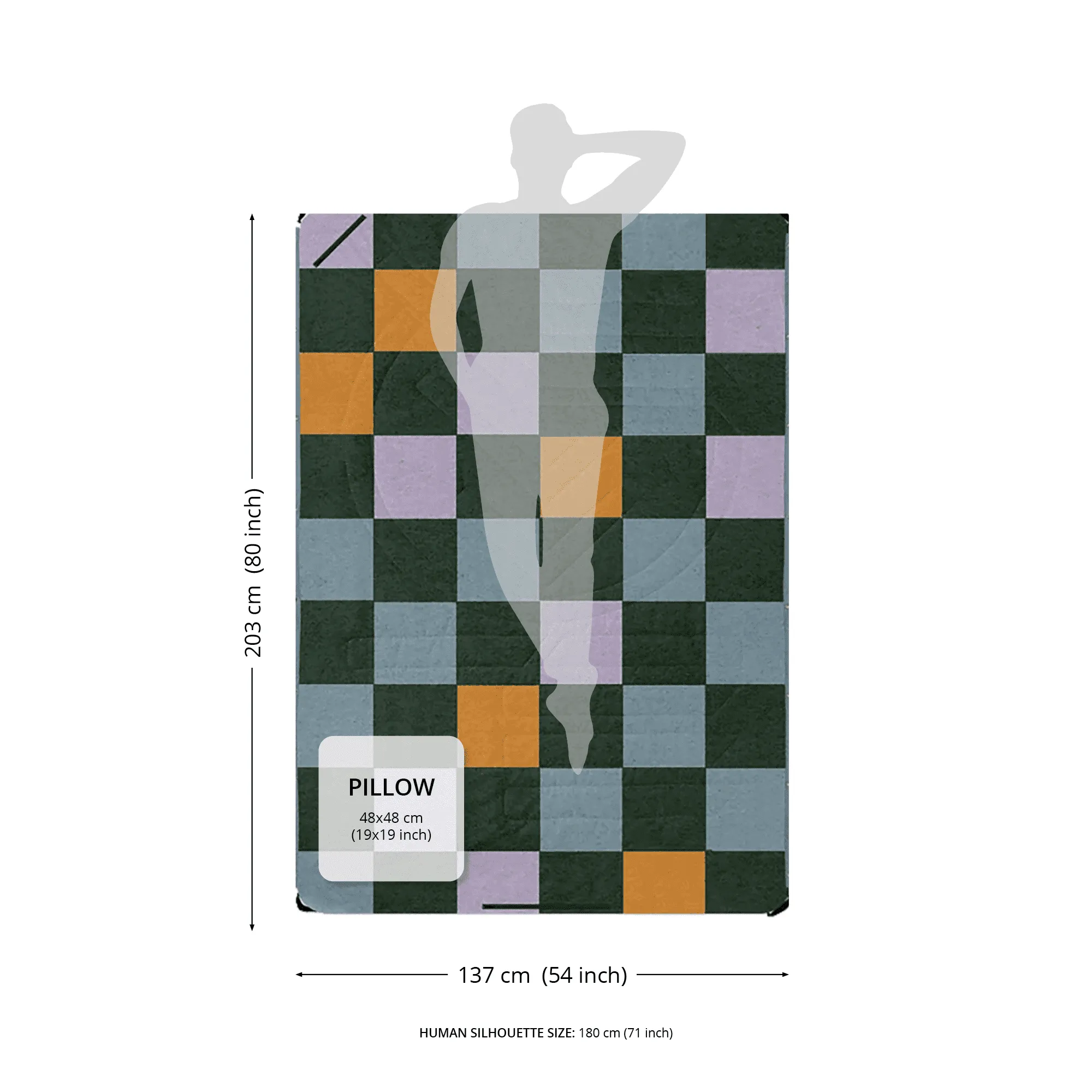 VOITED Compact Picnic & Beach Blanket  - Concha