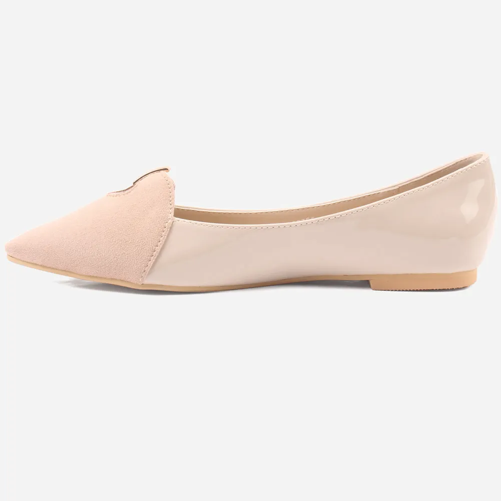Women "ANNIE" Comfort Two Tone Pump Shoes