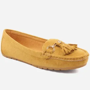 WOMEN "LEA" COMFORT SUEDE MOCCASINS