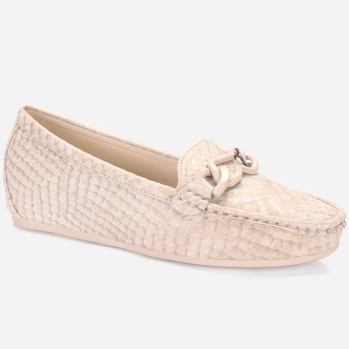 Women's "BINACA" Wedge Comfy Slide In Moccasins