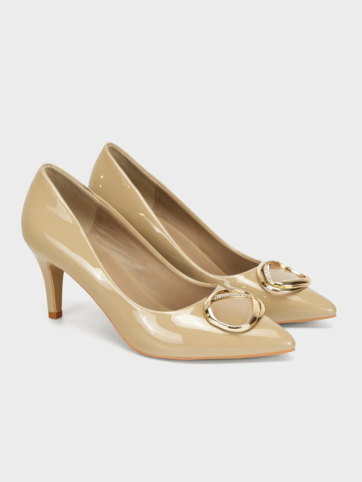 Womens "DARWISH" Pointy Toe Decorated Courts