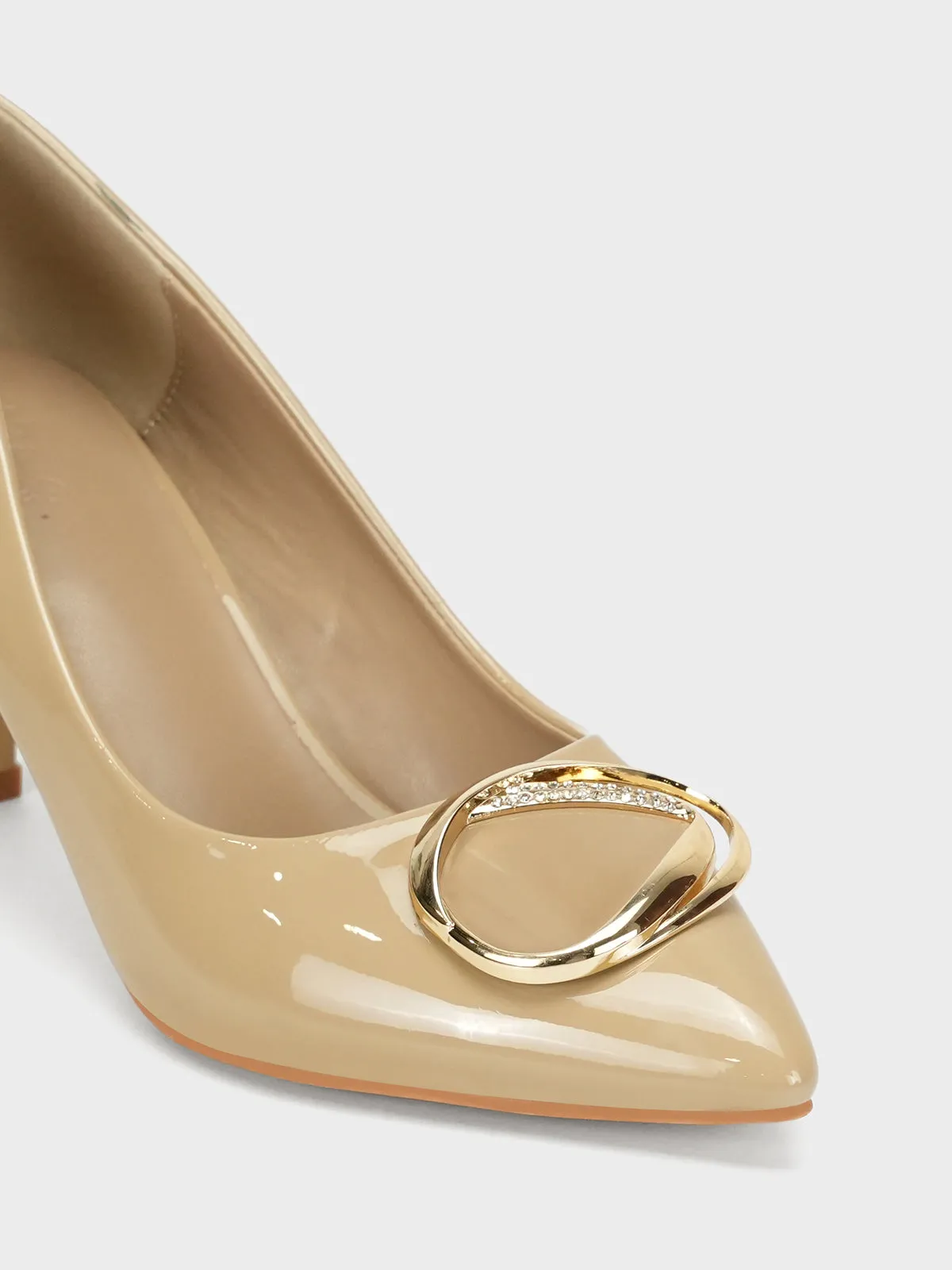 Womens "DARWISH" Pointy Toe Decorated Courts