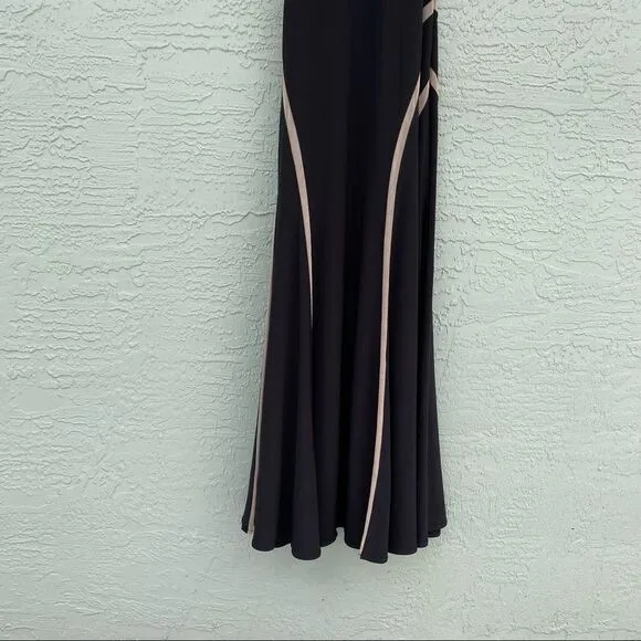 Xscape Sz 4 Long Formal Dress Illusion Cutouts