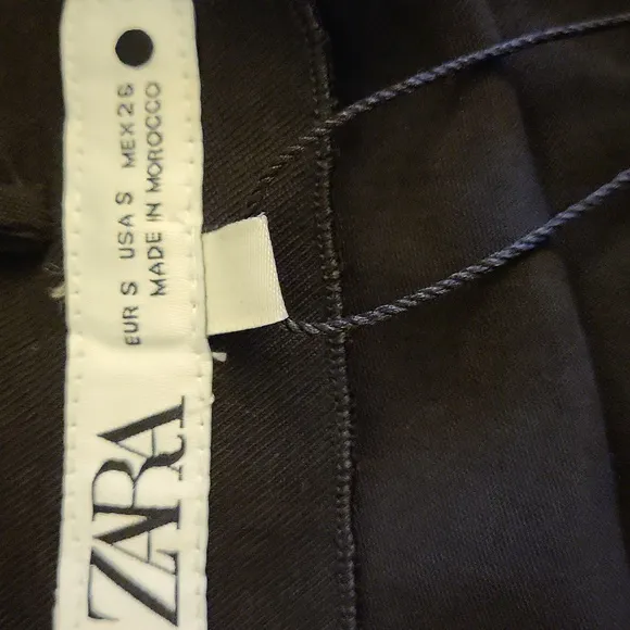 Zara strappy Elegant Black Sleeveless Dress. Size S